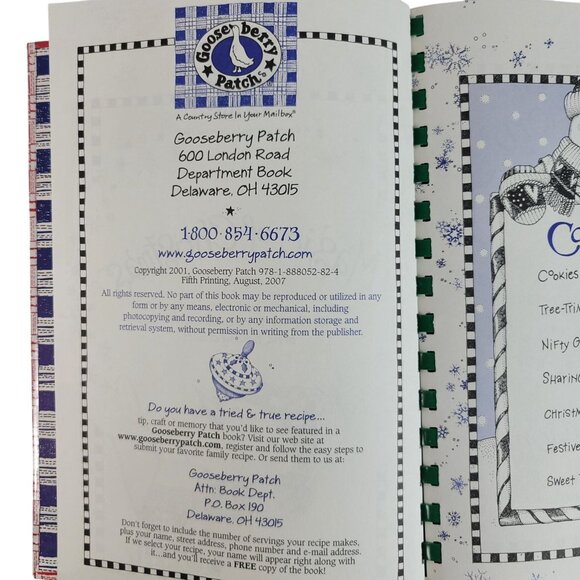 Gooseberry Patch Christmas Cookbooks Lot of 6 Hardcover Harvest Cookies NEW - Picture 4 of 10